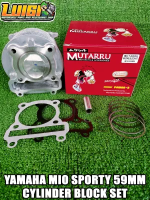 MUTARRU YAMAHA MIO SPORTY 59MM CYLINDER BLOCK SET