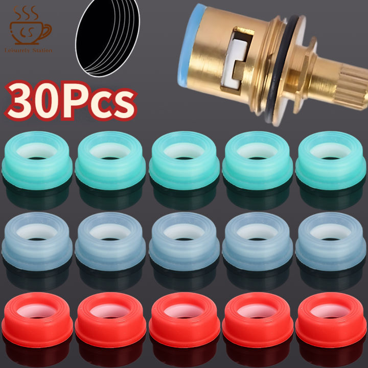 10/30Pcs Faucet Sealing Gaskets Silicone Leak-proof Sealing Washers