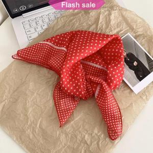 SHENHAO2🎀 Cổ điển đầy màu sắc vải headscarf ngọt ngào dễ thương tam giác Turban bãi biển mùa hè Cô Gái Tóc ban nhạc headdress mùa hè Kem chống nắng headbands