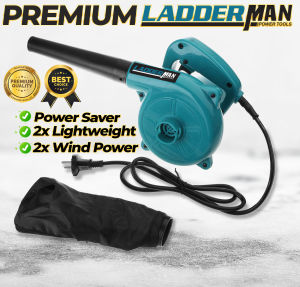 LADDERMAN 750W Multifunctional Electric Air Blower Vacuum Cleaning Duster Dust Blower Handheld Computer Car Dust Removal