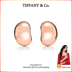 (New) Womens Fashion Earrings Rose Gold Bean design series earrings Valentines Day holiday gifts