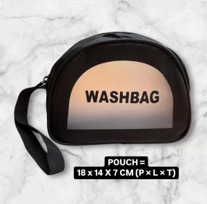Washbag Tas Kosmetik Waterproof Anti Air - Travel Bag - Tas Kosmetik - Pouch kosmetik - Washbag - Tas Peralatan mandi