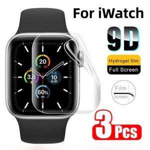 2 cái màng Hydrogel cho đồng hồ Apple 9 8 7 Ultra iWatch SE 6 5 4 49mm 45mm 40mm 41mm 44mm bảo hiểm đầy đủ miếng bảo vệ màn hình HD trong suốt màng bảo vệ mềm không phải Kính