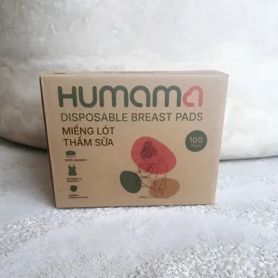 Hộp 50 100 Miếng Lót Thấm Sữa Humama Siêu Thấm Hút Tiện Lợi Cho Mẹ Bebi123