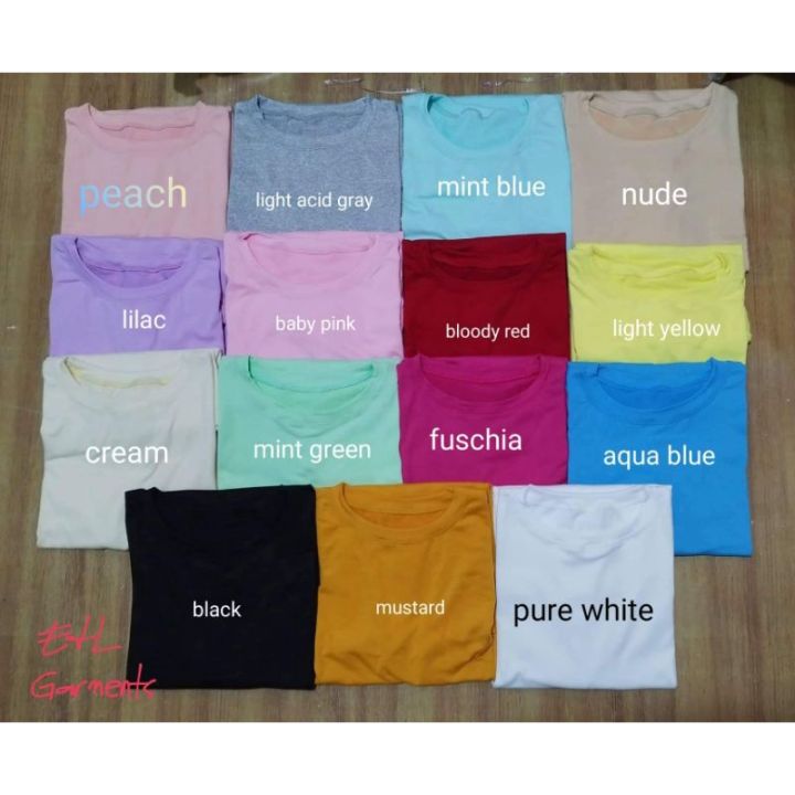 Plain cotton spandex shirts direct supplier | Lazada PH