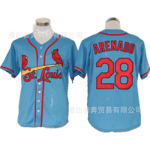 St. Louis Cardinals cardigan embroidered MLB baseball training jersey available in stock