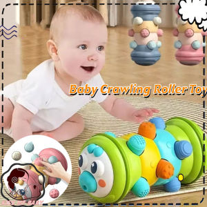 Baby Roller Caterpillar Toy Baby Learning Crawling Toy Montessori Early Educational Toy Mainan Bayi