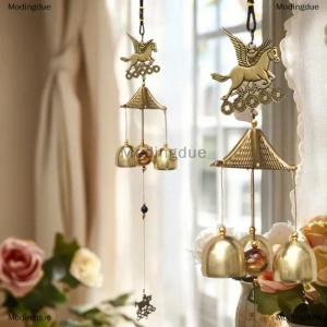 [COD] Modingdue Retro Horse Metal Wind Chimes Garden Yard Bells Windchimes Outdoor Room Hanging Decoration Home Decoration Craft