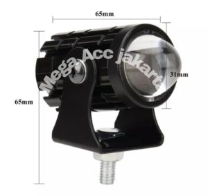 Lampu Tembak Sorot Laser Gun Led V12 D2 Mobil Motor 20Watt 2 Warna Putih Kuning Mini 20Watt Lasergun Anti Air