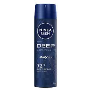 NIVEA MEN BODY SPRAY (150ML/150MLx2) - DEEP BLACK CHARCOAL