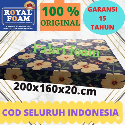 KASUR BUSA ROYAL FOAM RK D23 NO DUA 200X160X20 CM TEBAL 20 CM KASUR BUSA ANTI BAKTERI ORIGINAL