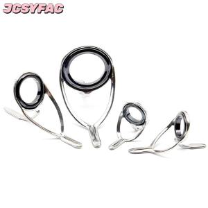 JCSYFAC 4 cái bộ Câu Cá Giải Quyết Thép Không Gỉ Sửa Chữa Kit Set Cần Câu Hướng Dẫn Vòng Tip Câu Cá Vòng Tròn Vòng Mắt Hướng Dẫn Vòng Dây Vòng