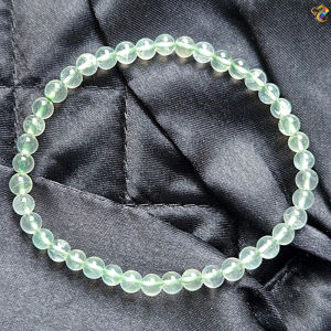Collection Grade Prehnite Bracelet (Single / 3 Rounds)
