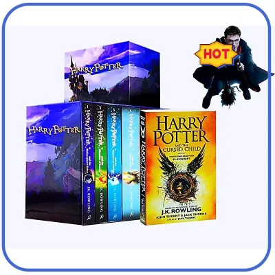 ⭐ ⭐READY STOCK⭐ ⭐ ❣（8books）Harry Potter complete books box set with case♣