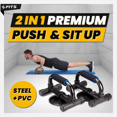 SFIDN FITS 2in1 Premium Push up Stand Bar & Sit up Stand