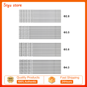 GREATLH 10pcs/Set Veterinary Surgery Drilling Bone Drill Bits High Quality Stainless Steel 150mm Long Twist Drilling