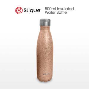 SLIQUE Premium Insulated Vacuum Tumbler 500ml Outdoor Tumbler Travel Tumbler Thermos Flask Glittered Finished Tumbler