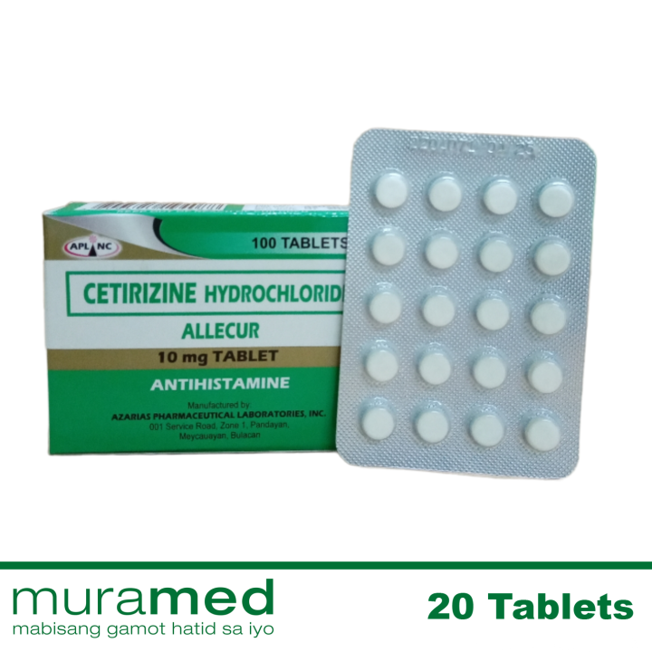 Cetirizine (Allecur) Tablet 20's Lazada PH