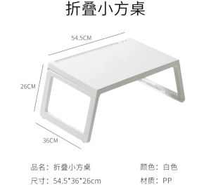 ❣️SPACEIDEAS❣️ Portable Table Foldable Table with iPad Holder Phone Holder Pencil Holder Laptop Table Study Table Office Table Multifunctional Computer Table Folding Table Foldable Desk Laptop Stand Breakfast Bed Tray Computer Portable Serving Table