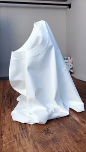 ฝ้ายซินเจียง  400g แขนสั้นผ้าฝ้ายหนัก T ที-เชิ้ตสำหรับผู้ชายและผู้หญิง ไม่โปร่งใส เสื้อเชิ้ตคอกลมสีขาวหลวมสำหรับฤดูร้อน