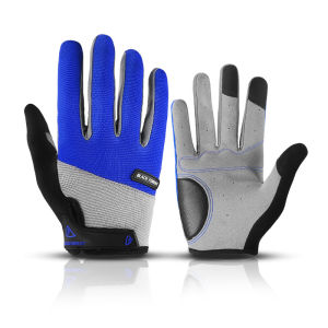 Mutuer Full Fingers Cycling Gloves Breathable Anti-shock Touch Screen Motorcycle Sports Bike Gloves