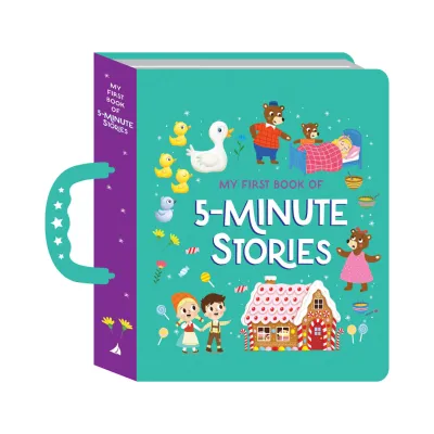 My First Book of Bedtime Stories Carry Along Board Book To Read With Handle For Kids