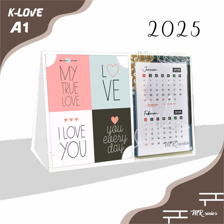 Kalender 2025 LOVE Custom Foto | Lazada Indonesia