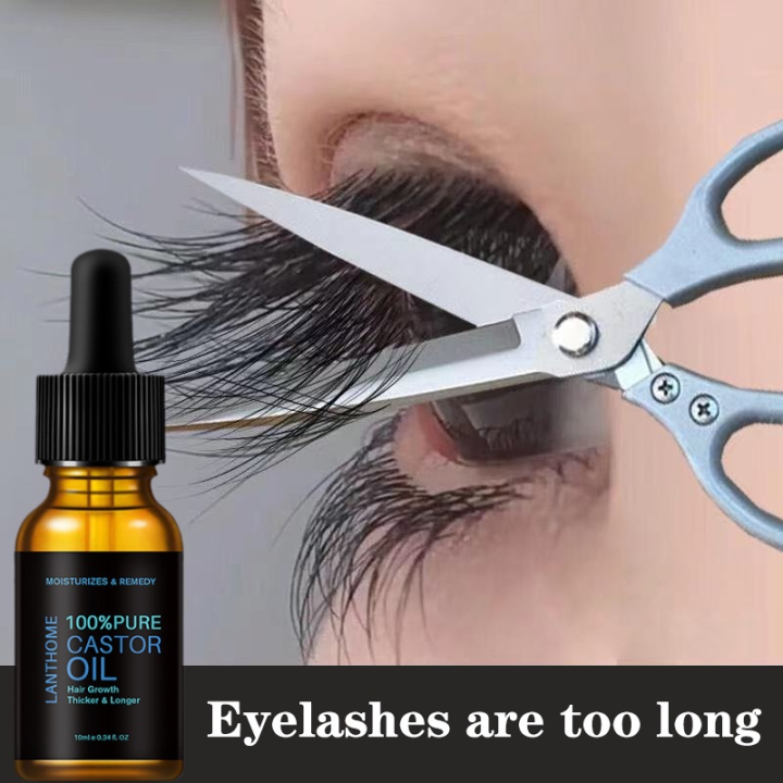 Lanthome Eyelash Growth Liquid Fluid Growth Castor Oil Moisturizing