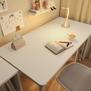 Contemporary PU Table Cover Soft Office Desk & Study Table Cover Multi-scene Living Room Fade-resistant Protector Pad