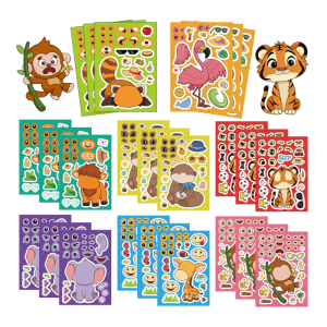 Animals Themed Removable Decorative Stickers For Devices PVC Safe Art Supplies Easy Application Kid Friendly