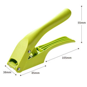 2 In 1 Garlic Slicer And Mincer Multipurpose Garlic Press And Slicer Stainless Steel And Durable Plastic Convenient Size Easy To Use And Clean Good For Home & Commercial Use
