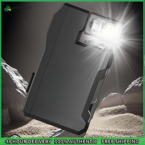 Sikiwind Flat Pocket Flashlight 400 Lumens with RGB Light 180 Rotating Head for Outdoor