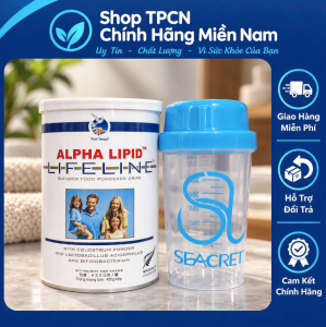 Combo 3 Lon - Sữa Non Alpha Lipid Life Line Chính Hãng 450g - Tặng Kèm Hóa Đơn Và Ly Lắc 250ml