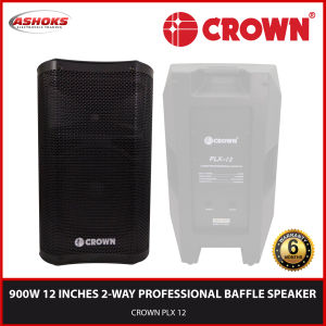 Crown PLX 12 Speaker / 2 - Way Professional Baffle / 12inch Speaker / 900W / Original Crown