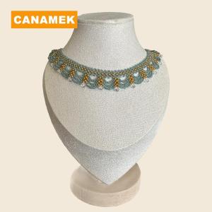 【CANAMEK】 New Multi-layer Lace Tassel Necklace For Women 2025 New Unique Design Collarbone Chain Gift