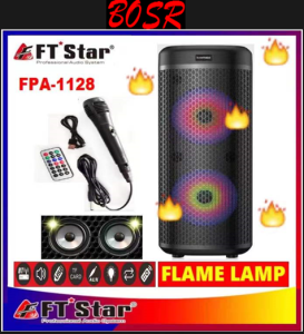 FTstar 8inch Portable Bluetooth Party Speaker FPA-1128 with mic