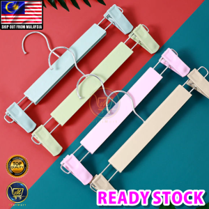PlatMart - [READY STOCK] 10 PCS Black Blue Green Khaki Pink White Swivel Hook Hanger Clip Pants Seluar