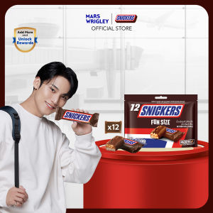 [Mingyus Favorite] Snickers Funsize Bonus Pack 280G (12+2X20G)  [Snack/Chocolate/Party]