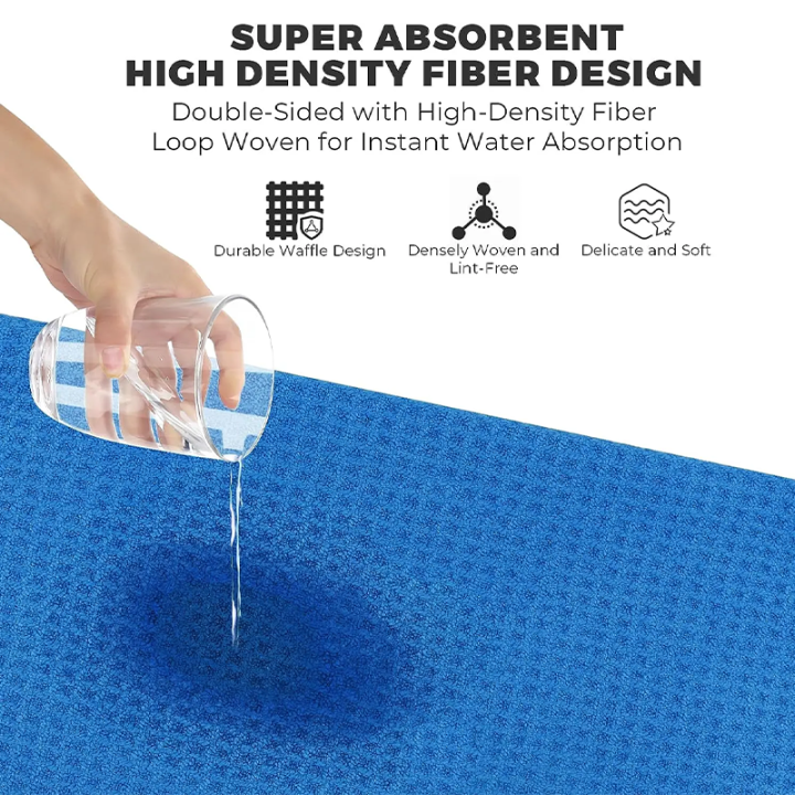GYM%C2%B7PRO%20Golf%20Towel%2040x60cm%20Microfiber%20With%20Hook%20Heavy%20Duty%20Clip%20Waffle%20Absorbent%20Quick-drying%20for%20Golf%20Lovers%20Sports%20-%20Image%208