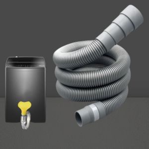 QFV5F มีความยืดหยุ่นสูง ท่อระบายน้ำสำหรับเครื่องซักผ้า สากลสากลสากล พลาสติกทำจากพลาสติก ท่อระบายแห้ง อุปกรณ์เสริมสำหรับเครื่องซักผ้า ปรับแต่งได้อย่างอิสระ ท่อระบายน้ำเสียท่อ ของใช้ในครัวเรือน