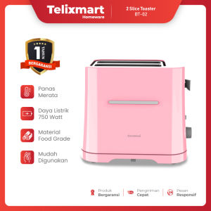 Pemanggang roti DoraHomi Toaster Listrik Low Watt 2 Slice BT-002W