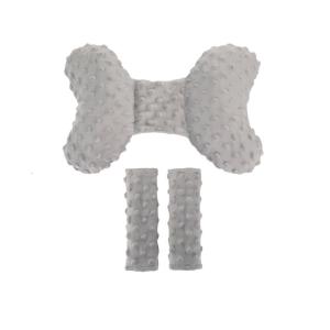 Portable Baby Car Seat Head Support Pillow & Strap Covers Newborn Infant Soft Headrest Neck Cushion for Carseat Stroller