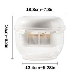 2025 Whey Separator Large Capacity Coffee Yogurt Filter Reusable Homemade Greek Maker Self-Made Yogurt Strainer Fermentation Box