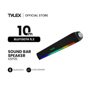 Tylex XSP05 Computer Soundbar with 5.3 Bluetooth Speaker Plug & Play 360 Surround RGB Lightning