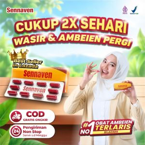 Sennaven 3 Blister Solusi Herbal Ampuh Untuk Wasir dan Ambeien serta meringankan Susah BAB