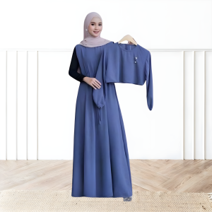 Setelan Baju Wanita Dewasa Nafisa Set BO Bahan Crinkle Airflow Outfit Oneset Ala Korean Style