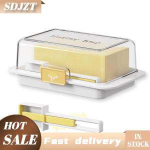 SDJZT Bơ lưu trữ hộp Cắt bao bì hộp lưu trữ tủ lạnh tươi giữ hộp đông lạnh pho mát lát tách hộp lưu trữ