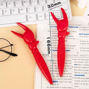 YONGQING เท้าปู Fun Lobster Paw Ballpoint Pen บุคคลภาพปูปากกาน่ารักสร้างสรรค์เกาหลีเครื่องเขียนอุปกรณ์สำนักงาน โรงเรียน ปากกาอเนกประสงค์