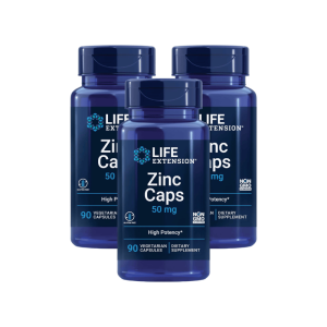 Life Extension Zinc Caps 50 mg 90 Caps Immune Skin & Cellular Health Support