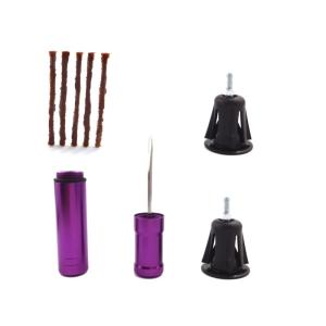 Tubeless Bike Tire Repair Tool with Bacon Strips and Storage Canister for Road Mountain Bike Tire Fix a Puncture or Flat